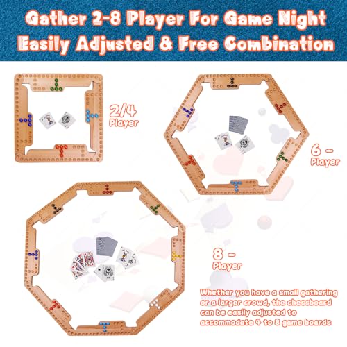 Jokers and Marbles Juego de Mesa de Madera para 2-8 Jugadores miniatura 4