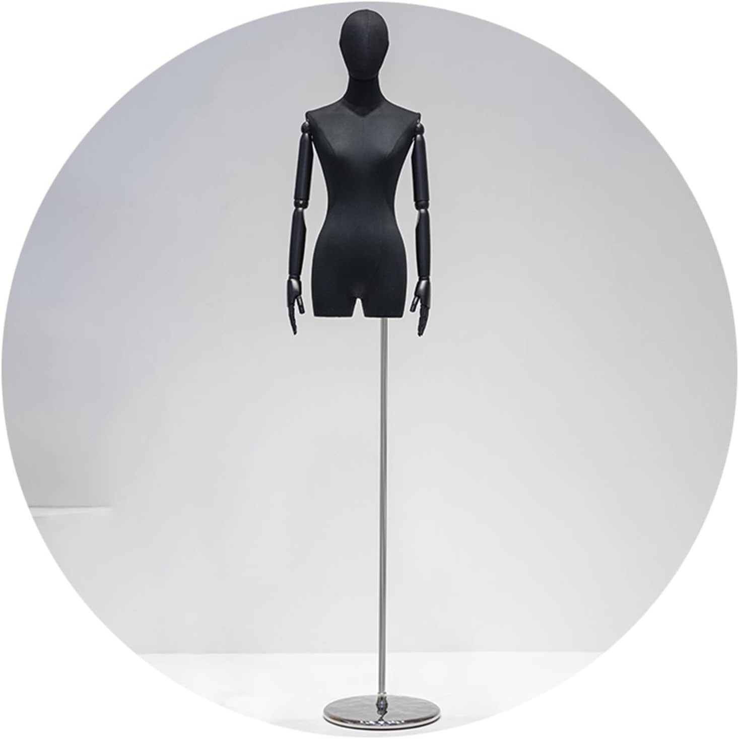 CONGRUI Female Mannequin Torso Body, Tailors Dummy with Head Arms, Clothing Store Model Props Detachable for Dress Display