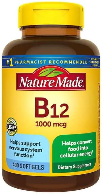 Nature Made Vitamin B12 1000 mcg., 400 Softgels