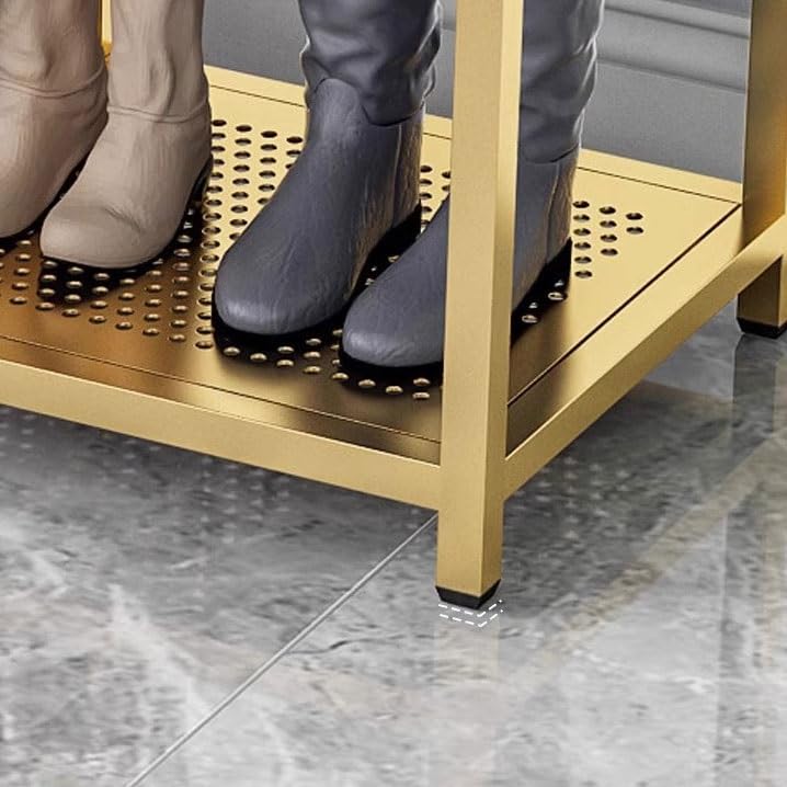 Banc à chaussures d'entrée pour organiser les petits couloirs encombrés - 8