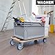 WAGNER Transporthilfe MM 1128 I 59 x 29 x 11 cm - Tragkraft 200 kg - ideal für Unhandliches, Geräte & Möbel I softe Rollen I Tragegriff I Antirutschpunkte I FSC®-Zertifiziert - 20112801
