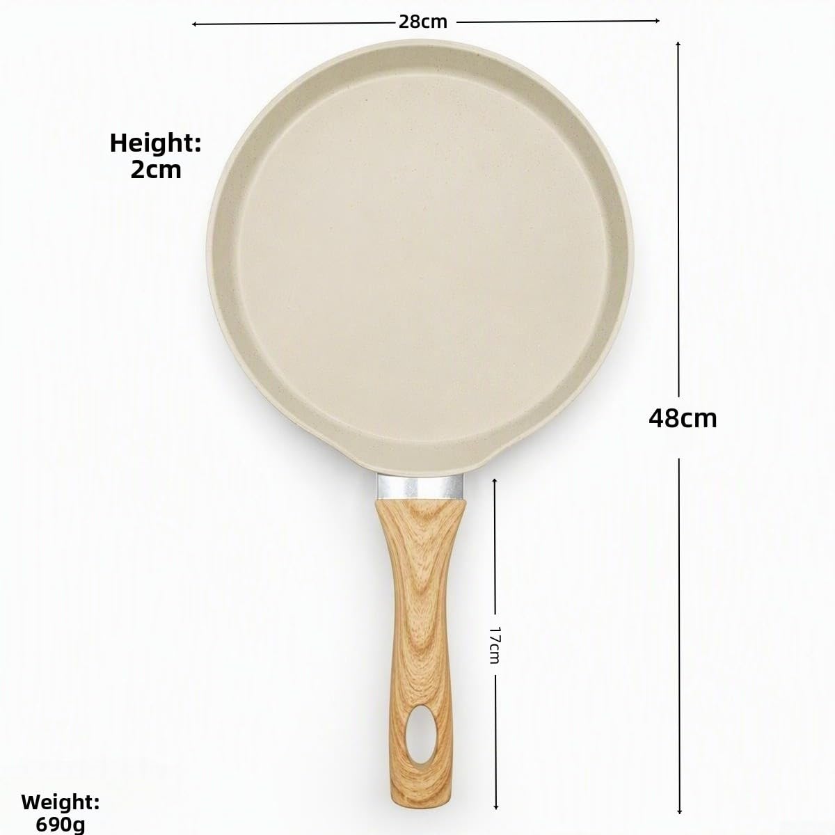 QOXEZY Set 3 Teglie Pizza 22-28cm Alluminio Rivestimento Pietra