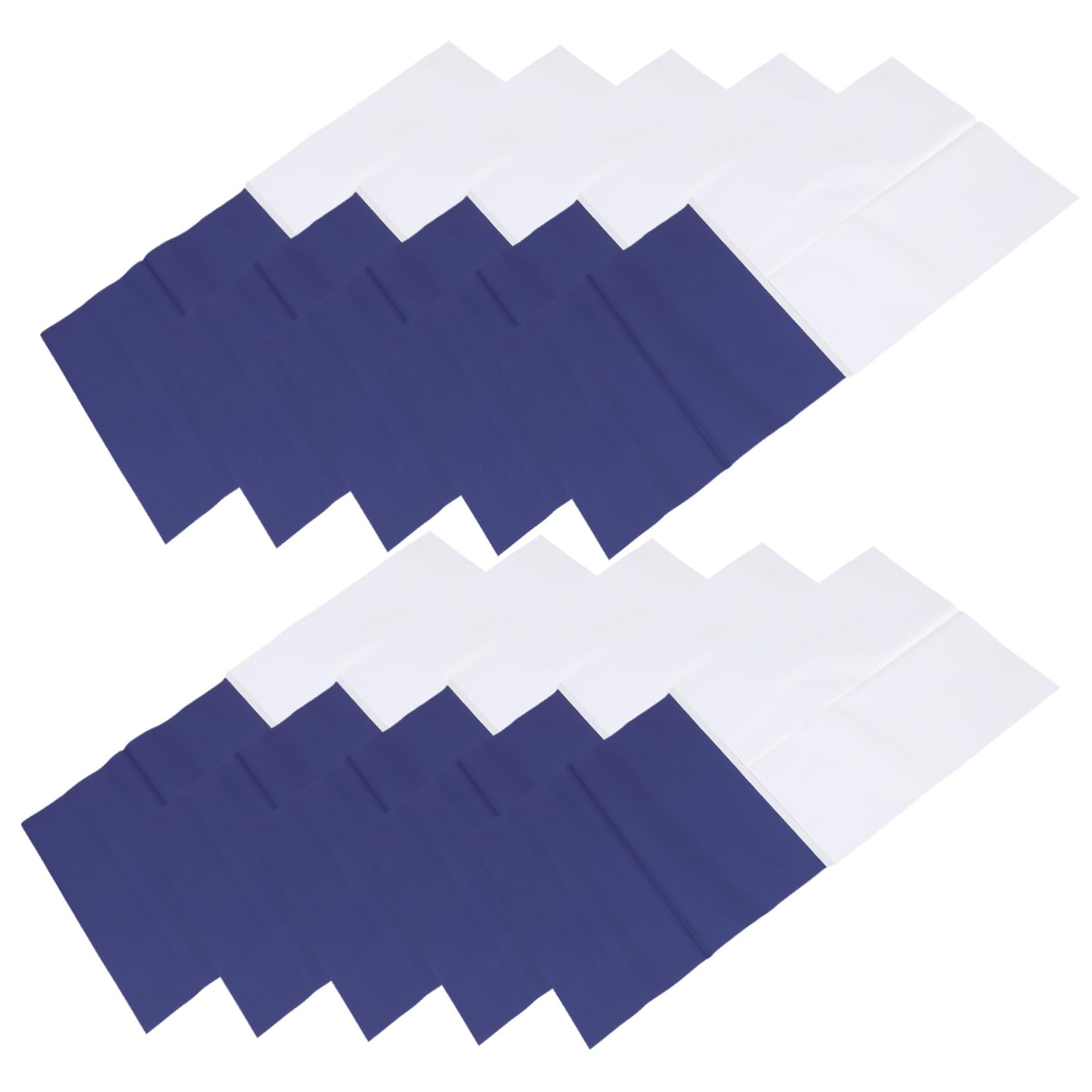 Uonlytech 80 Feuilles Papier D'emballage à Motifs Floraux Blanc et Bleu Double Face Imperméable Épaisseur Optimale pour Bouquets Floraux Fêtes et Créations DIY
