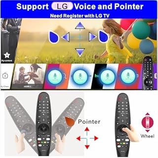 Replacement for LG TV Remote, for All 2019-2025 LG Remote Control for Smart TVs, Voice, Pointer, for Magic MR25GA, 24, 23, 22, 21, 20, 18 Models. 2-Year Warranty