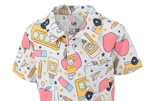 Image of Unique Baby Short Sleeve Collared Boys Polo Shirt, Toddler Kids Polo Shirts