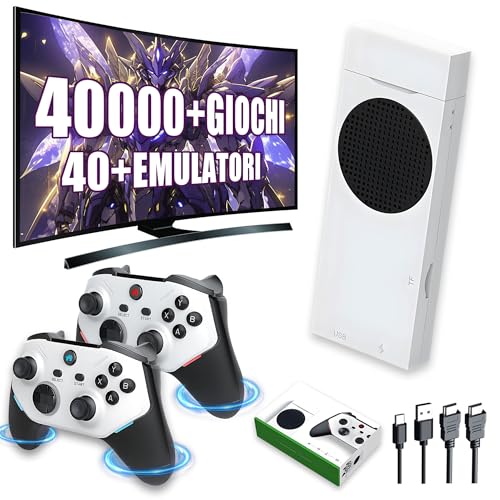 M88 Console per videogiochi retrò Retro Game Stick,40000+ giochi,40+ emulatori,uscita