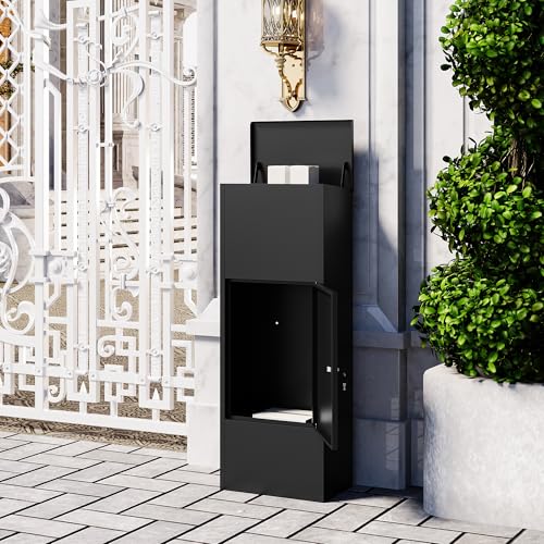 VEEHAUS Paketbriefkasten Groß Briefkasten Rostfrei Paketbox Draussen Groß...