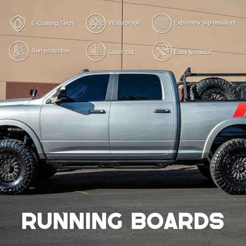 Estribos laterales para Ram 1500 y Ram 2500 Crew Cab miniatura 6