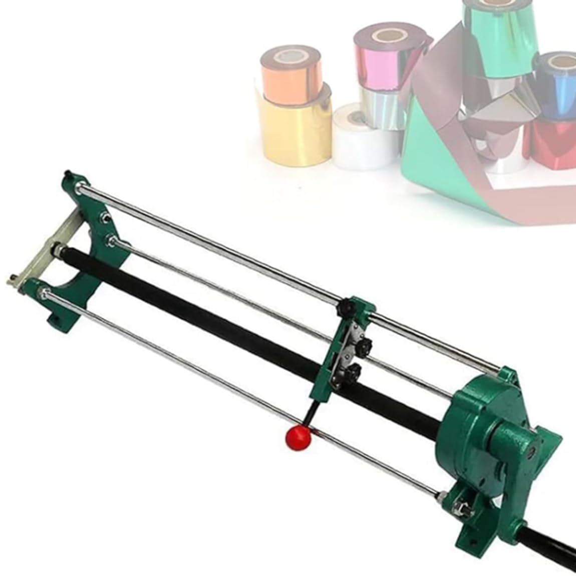 SBCGFY Stamping Foil Paper Cutter, Manual Hot Stamping Roll Cutting Tool, Max Cut Foil Roll Width In 64Cm, Foil Paper Vinyl Roll Slitter, For Beginners