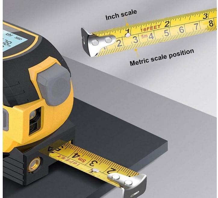 Nouvel outil de mesure de ruban laser avec réticule vertical et LCD