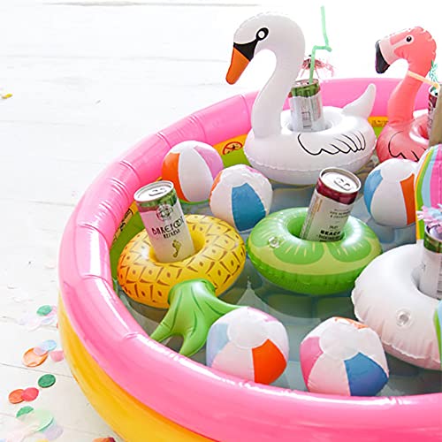 Inflatable Drink Holder 35 Pack Inflatable Drink Floats Floating Cup Holders Fun Drink Floaties For Swimming Pool Party #TOP5