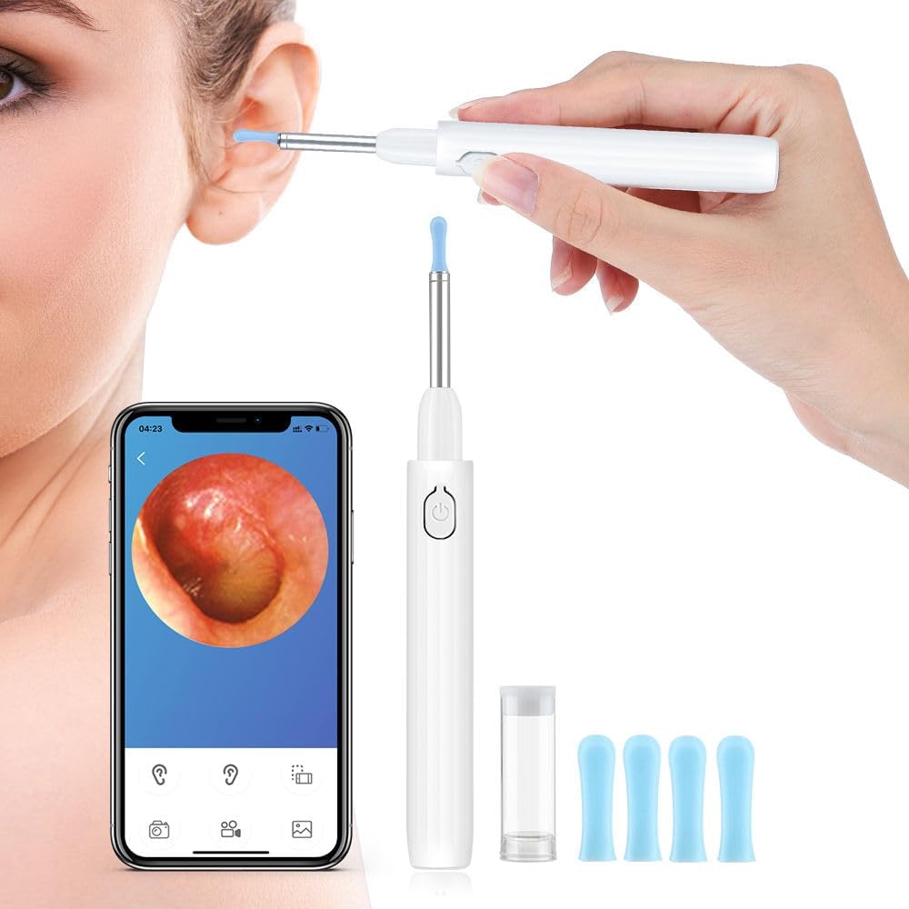 V88R Wireless Ear Cleaner with 5MP Camera, 6 LED Lights, Waterproof, Full HD Video Ear Endoscope Otoscope/Ear Wax Removal Cleaning Tool Kit (B0C8YNH58N) Amazon Price History, Amazon Price Tracker