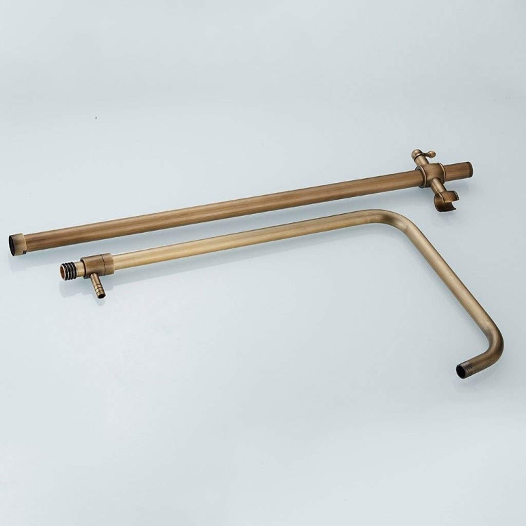 Mosiężny zestaw prysznicowy w stylu retro, regulowany system deszczownicy, 82112 cm, 150 cm, wąż klasyczny, deszczownica, elegancka armatura łazienkowa dla luksusowego doświadczenia