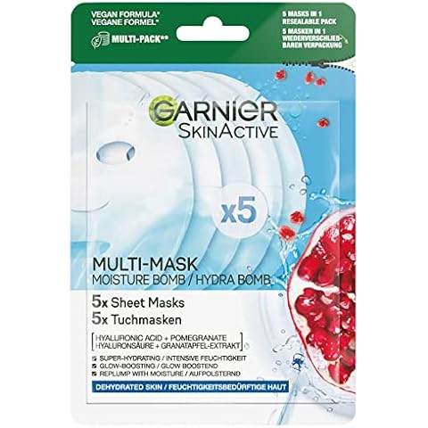 Garnier Feuchtigkeitsspendende Tuchmasken für trockene Haut Cover