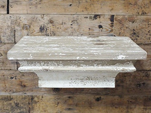 Legno bianco French Country scaffalatura mensola