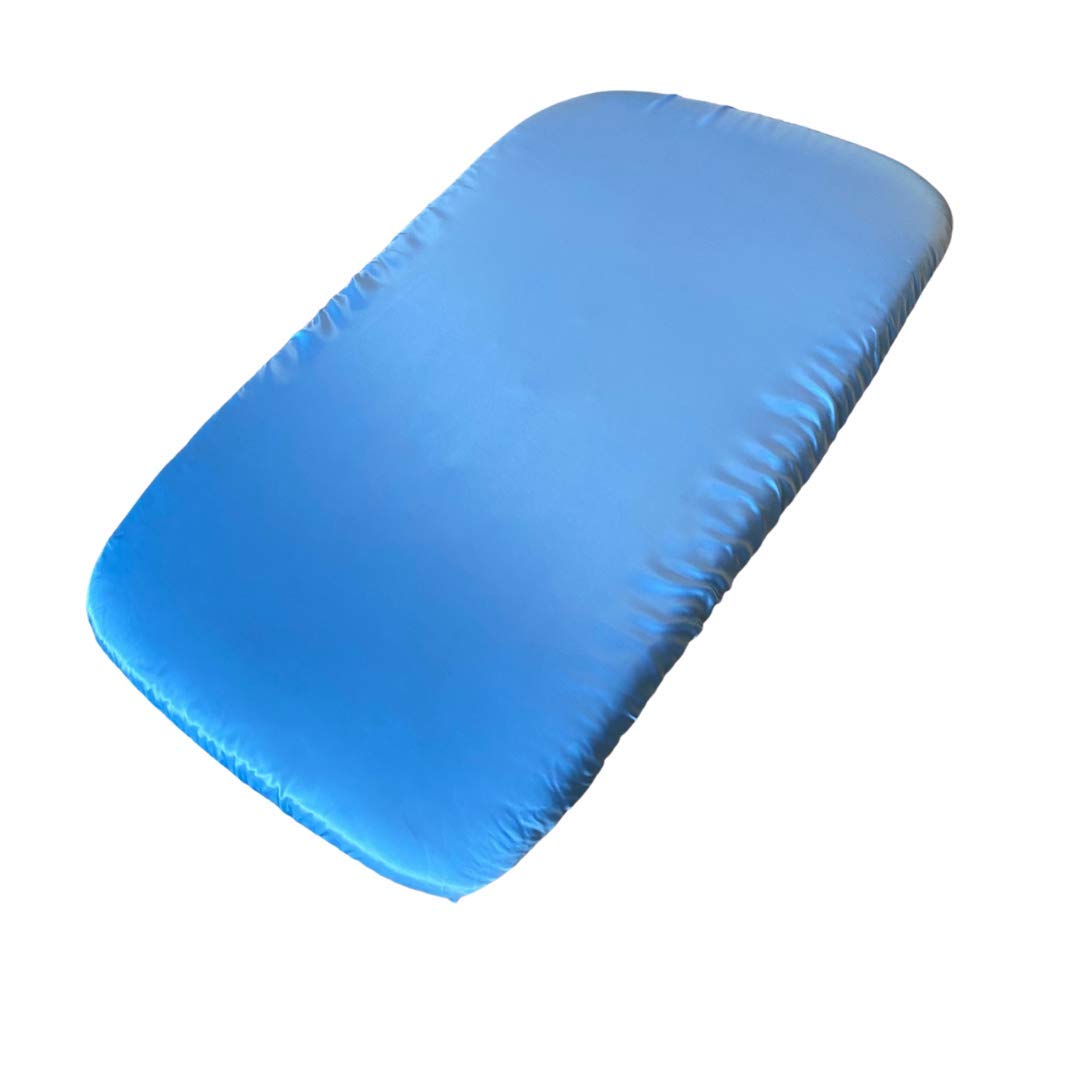 T&T Tim & Tam Blue Mane By Tim & Tam Satin Crib Fitted Sheet (Blue)