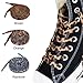 Ciormis Leopard Shoe Laces for Sneakers -3 Pair, Fashion Animal Tiger Cheetah Print Shoelaces, 5/16