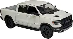 Miniatura Carrinho de Ferro Ram 1500 Caminhonete 4X4 Metal (ram branco)