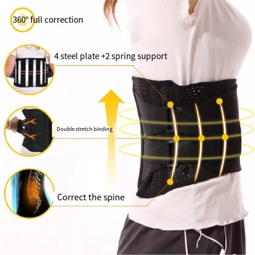 Faja lumbar ajustable para dolor de espalda (Grande) miniatura 4