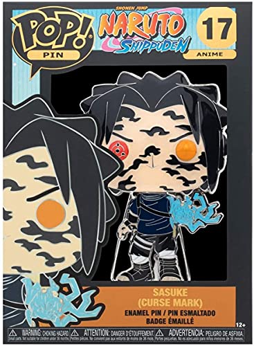 Loungefly Funko POP! Pin De Esmaltes: Naruto - Sasuke Uchiha Curse - Broche Imperdible Coleccionable - Para Mochilas & Bolsas - Idea Para Regalo - Mercancía Oficial - Fans De Anime