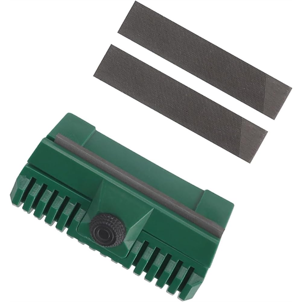 Jnchdghwa Green High Chainsaw Bar Dressing Tool, Chainsaw Chain Track Guide Bar, Chainsaw Bar Tool, Chainsaw Bar Rail Dresser