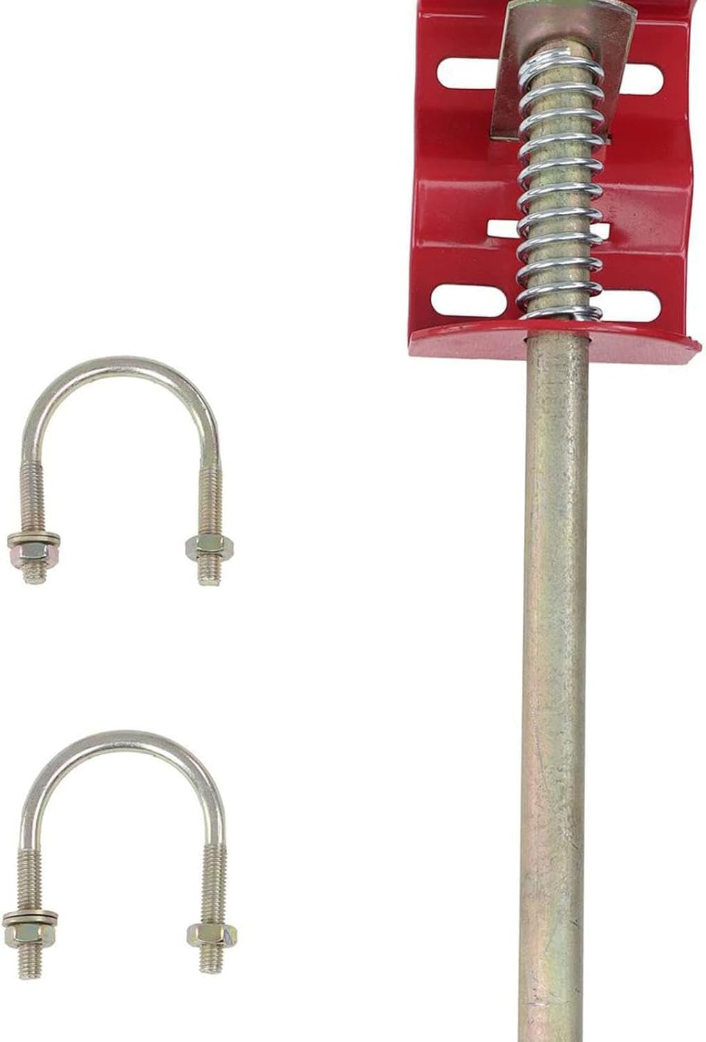 Jojomis Perno de ancla para puerta de granja de 18 pulgadas, pestillo de puerta de rancho resistente, accesorio de valla de animales de alta fiabilidad, anclaje de puerta de tubo fácil de instalar