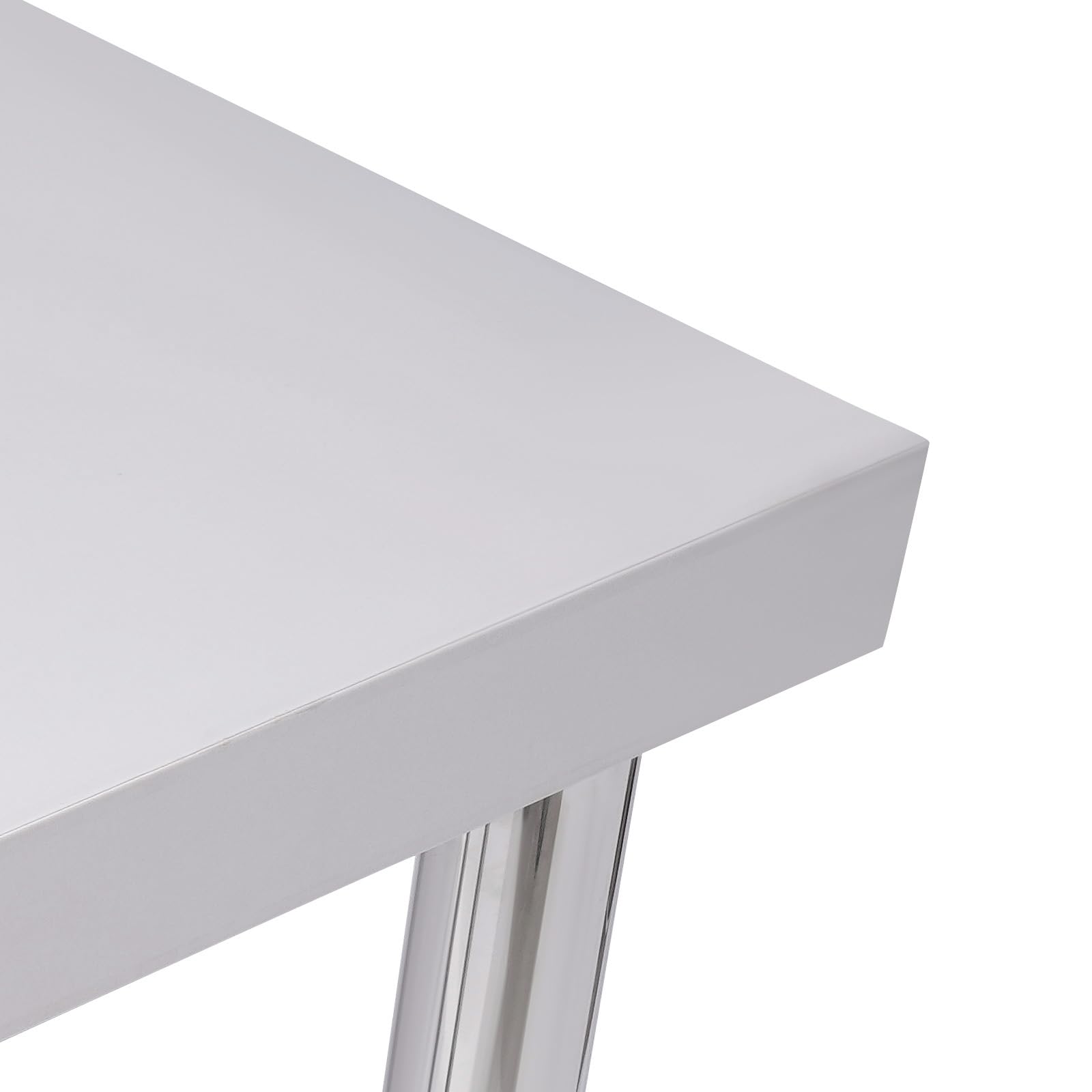 Edelstahl Arbeitstisch, 60x45x85CM 300KG Tragkraft Gastro Küchentisch Zubereitungstisch Küche Gastronomietisch Profi Gastro Tisch mit 4 Rollen Bremsen für Restaurant Küche Bar Hotel