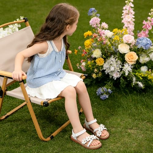Image of Kiderence Toddler Girls Sandals Little Girls Kids Shoes Girls Sandals Toddler