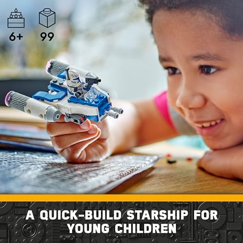 LEGO Star Wars: The Clone Wars Captain Rex's Y-Wing Microfighter - Brick Building and Collectible Ship - Gift Idea for Kids Boys and Girls 6 Years and Above 75391 - Image 3