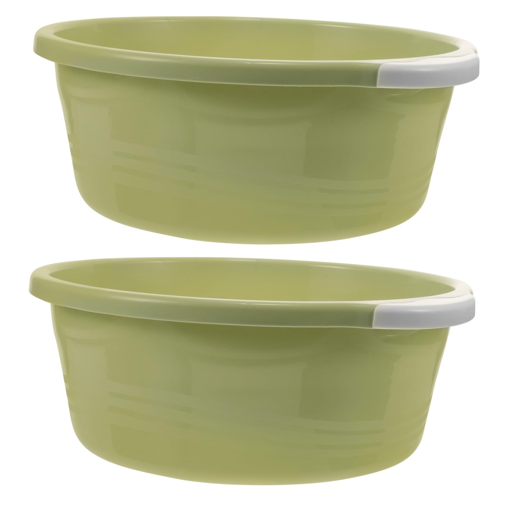 OATIPHO Home Foot Basin Plastic Wash Basin Washbasin for Soaking Feet Round Bowl Classic Design