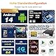 Amaseaudio Android 14 Autoradio 7zoll für Benz W168 W203 W209, eingebauter DVD-Player, Drahtloses Carplay Android Auto, DSP+, Unterstützung 4G WiFi Bluetooth 5.0/Rückfahrkamera/SIM-Kartensteckplatz
