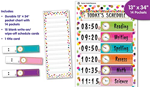 Tableau de poche suspendu à 14 compartiments transparents pour planning mural