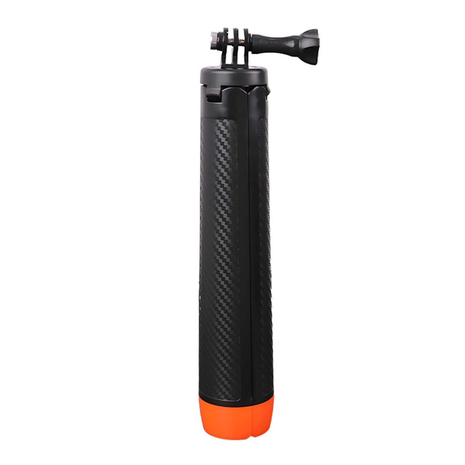 Pływający kij do selfie, wodoodporny wysuwany uchwyt statywu do akcji 5 Pro, 4, 3 z X4 X3 Ace Pro 2, lekki ABS, wysokość 23,5-57 cm, pomarańczowy kapturek, surfing, nurkowanie