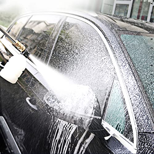 Pesiko 21V Cordless Pressure Washer, Portable Electric Powered Washer With 2 * 10000Mah Rechargeable Battary And 6-In-1 Nozzles For Cleaning Car/Fence/Floor/Garden/Window Red #TOP4