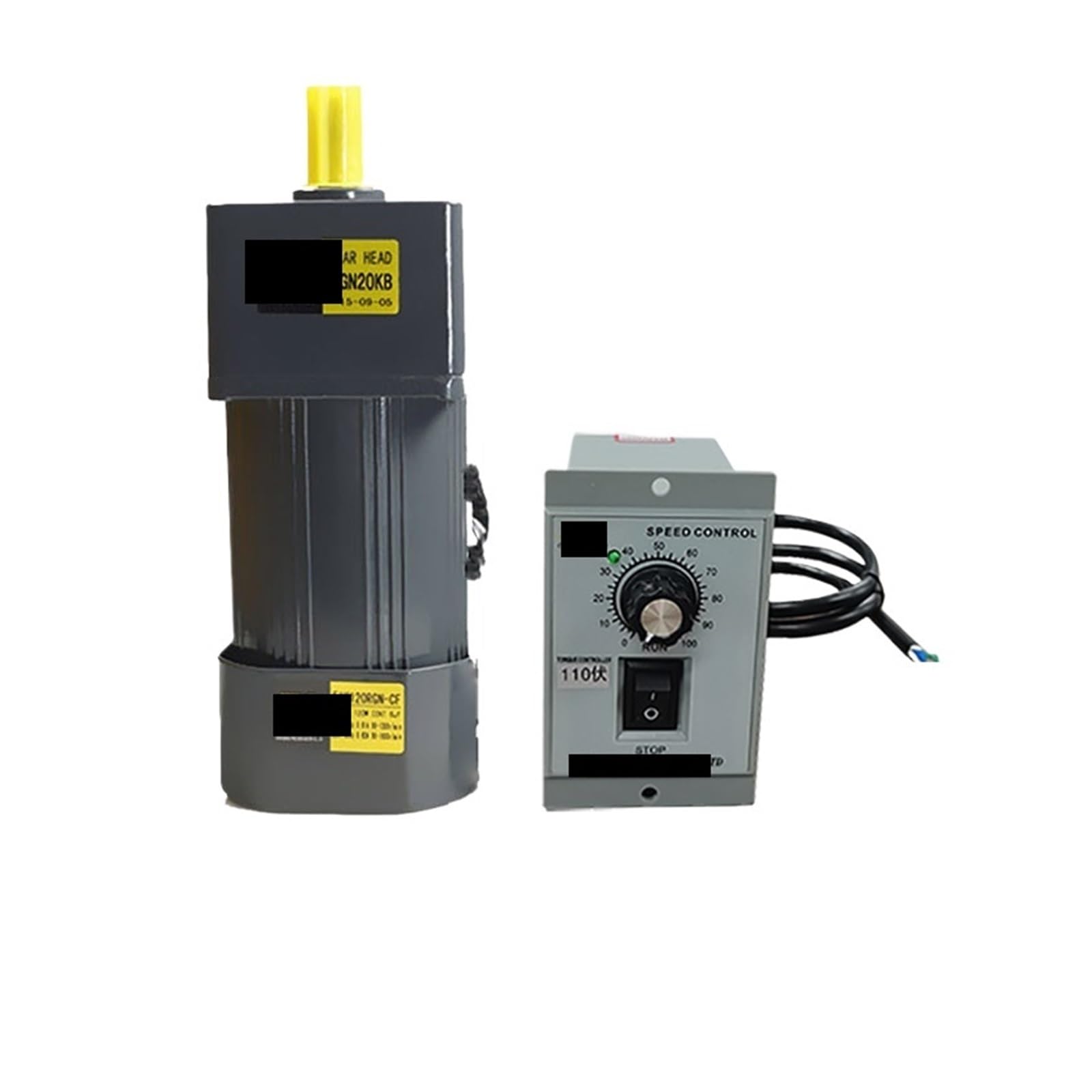 MUYTQAERG Asynchronous Motor 120W 110V AC Gear with Speed Regulator 5IK120RGN-AF Adjustable High Torque Output Shaft 12mm(0-9RPM)