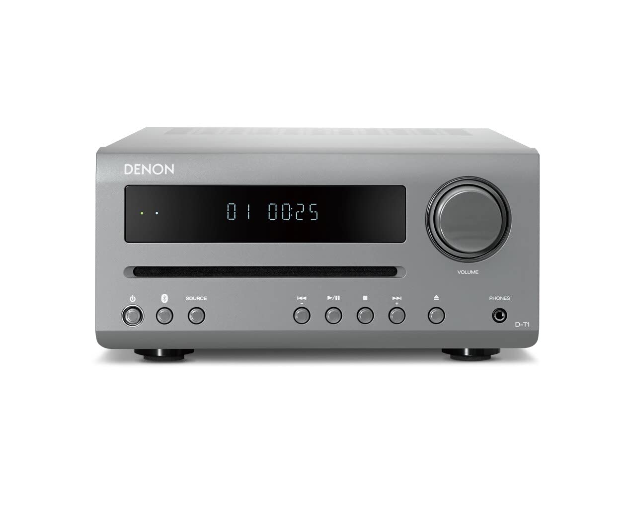 Denon D-T1 Compact Stereo System with Bluetooth, CD Player, FM