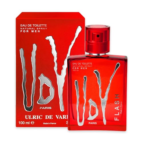 ULRIC DE VARENS - Eau de Toilette UDV Flash - Fougère Orientale Marine - Parfum Homme - Vaporisateur - Made in France - 100 ml