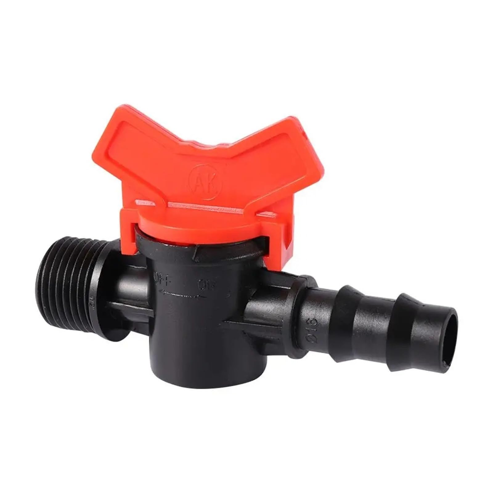Conector de manguera de jardín de 1/2 pulgada a 13 mm con interruptor agrícola