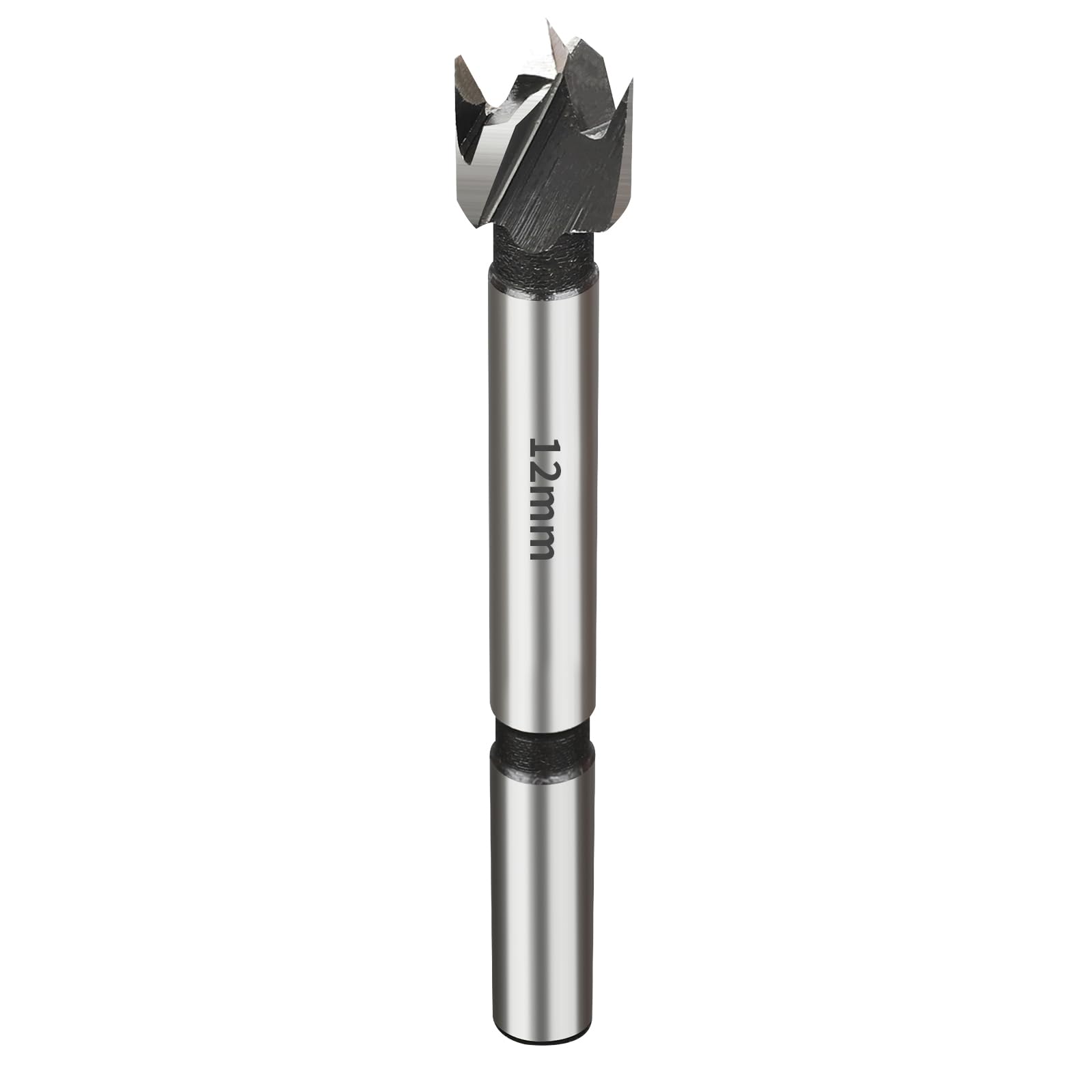 SUQIN 12mm Professional Foster Drill Bit, Round Shank Foster Woodworking Drill Bit