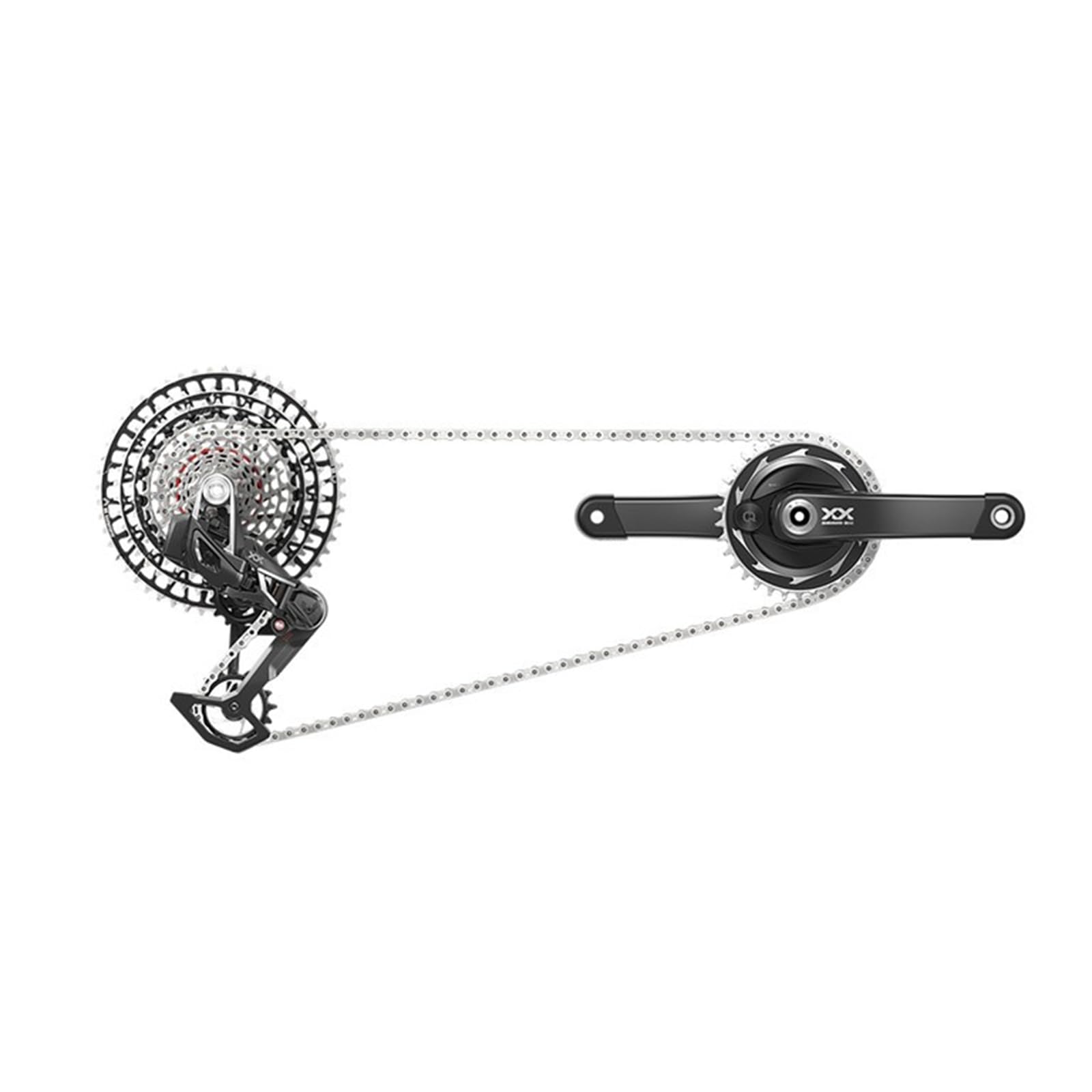 Amazon.com : SRAM XX SL T-Type Eagle AXS Power Meter Groupset - 12