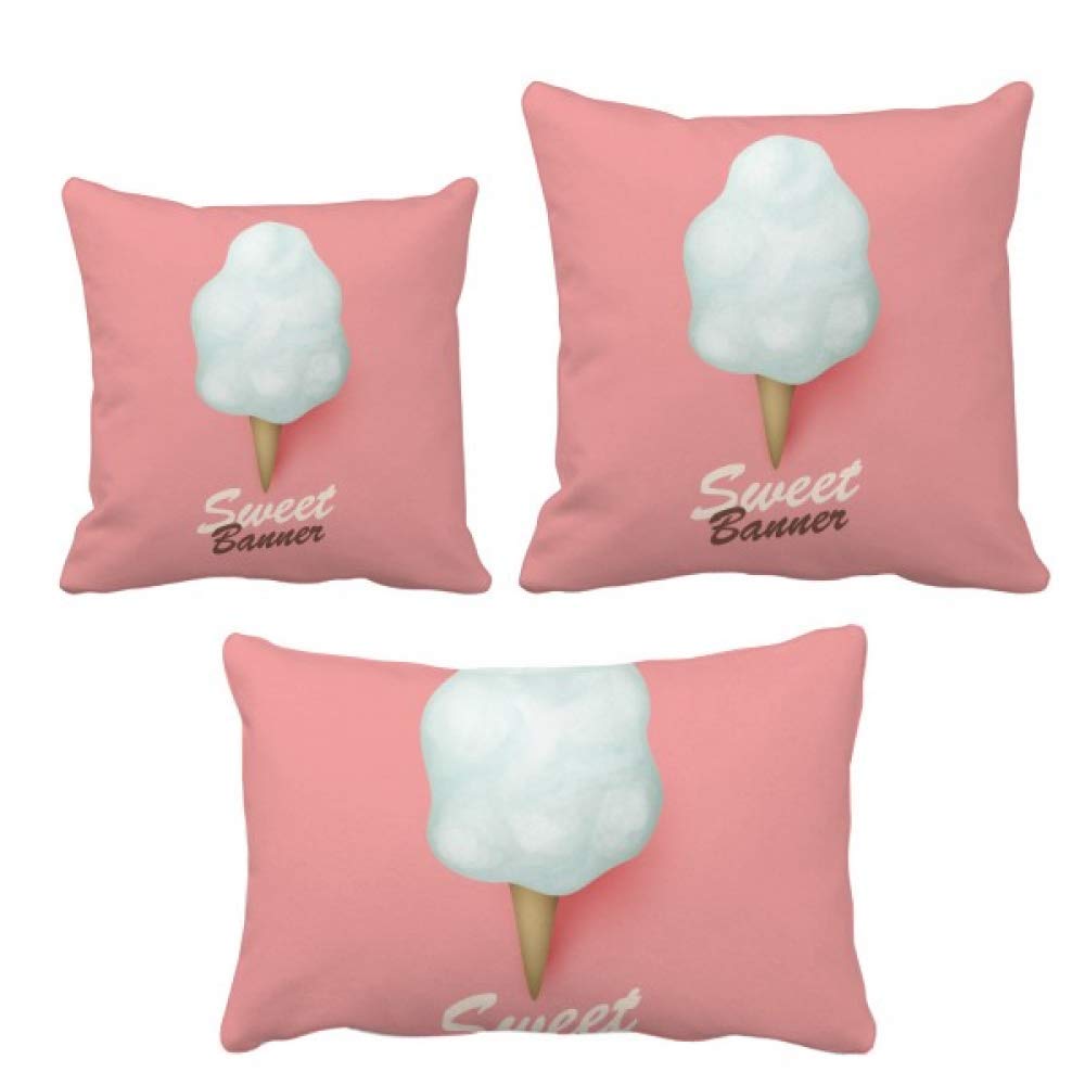 Cône de glace à la crème d'œuf coussin géant déco salon