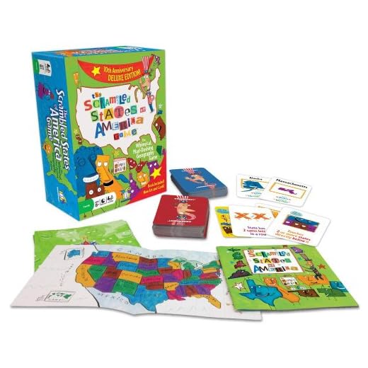 Gamewright The Scrambled States of America Game