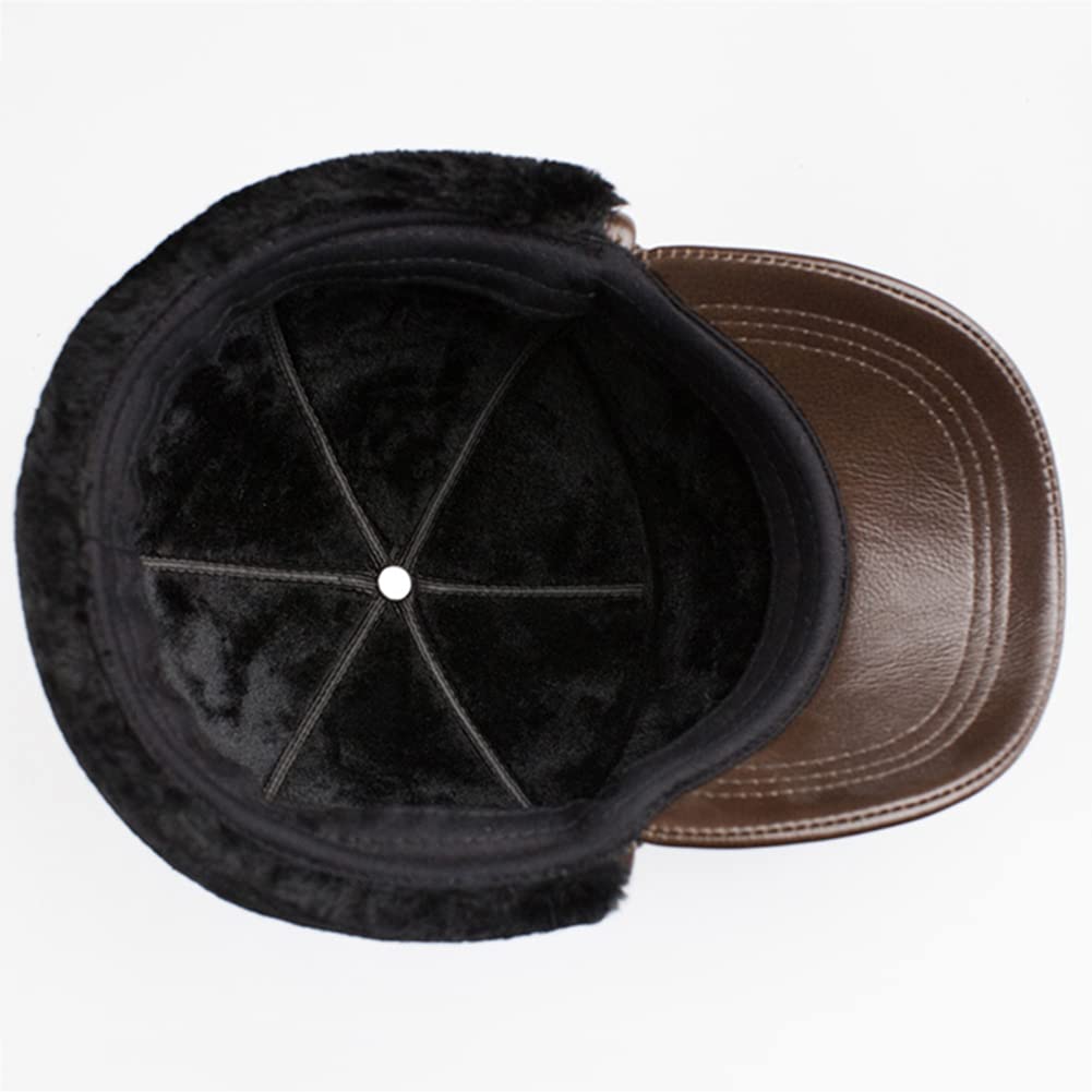 Sombrero de Caza de Invierno para Hombre y Mujer Gorra de béisbol con Visera Sombrero con orejera cálido Sombrero de trampero de esquí al Aire Libre