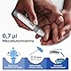 Blutzuckermessgerät-Set, 100 Teststreifen, 100 Lanzetten, 1 Blutzuckermessgerät, 1 Stechhilfe, Diabetes-Testset ohne Codierung, Glucometer mit großem Display, Glucometer für den Heimgebrauch