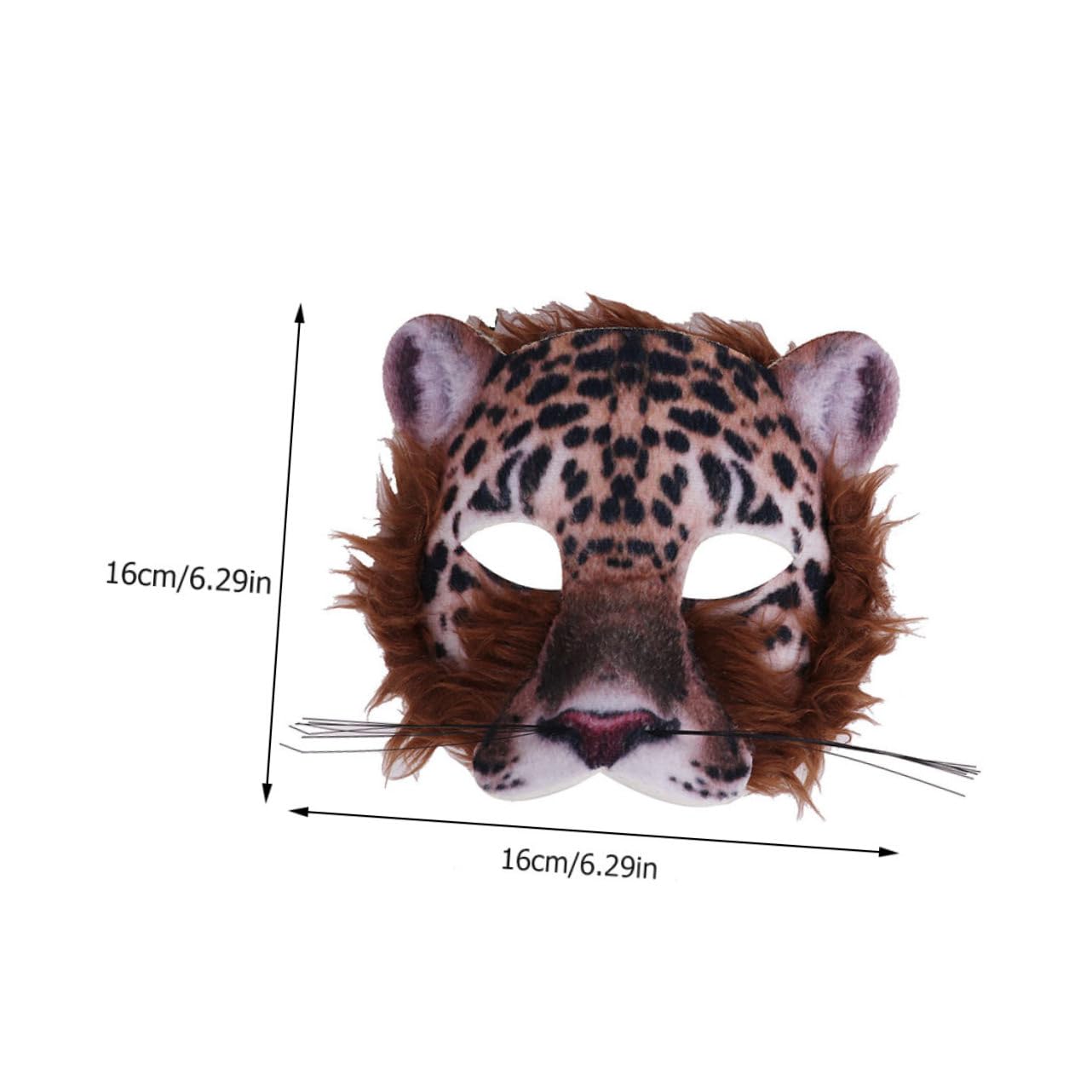 Wakauto Unique Animal Masquerade Mask Half Face Costume Party Prop for Birthday