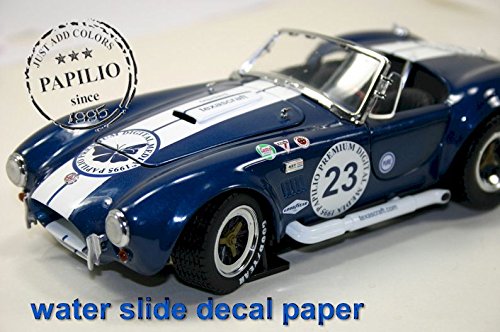 Papilio Inkjet Clear Waterslide Decal Paper 10 Sheets