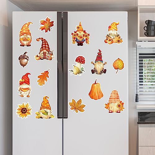Imanes Decorativos Gnome de Otoño 16 Piezas miniatura 6