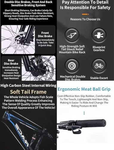 26”, 27.5”, 29 Inch Mountain Bike, Adult Bicycle, Teenager Bike, Men & Women’s Bike, Unisex MTB, Sport’s Cycle,19 KG Lightweight, Double Suspension, 21 Speed, Dual Disc Brakes, New (29 Inch) - Image 3