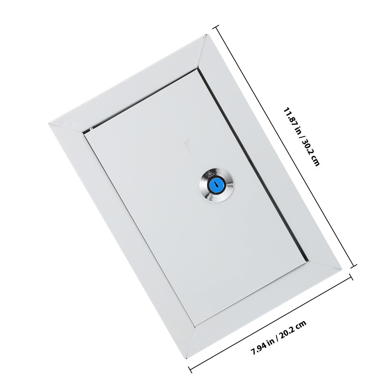 Luxshiny Scatola di Distribuzione Facile Installazione in Ferro Bianco da Parete Protezione per Esterni e Funzionamento Sicuro per Uffici e Centri Commerciali
