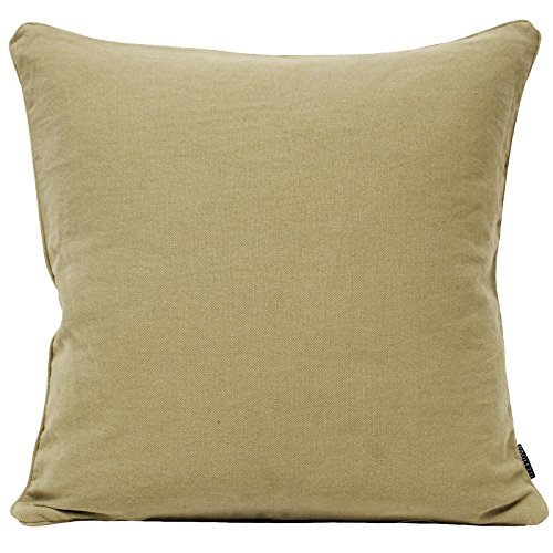 Just Contempo - Funda de cojín de algodón y Lino Cover